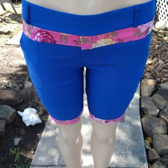 Blue Bermuda Shorts - The Fix Clothing