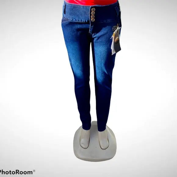 Blue Mitzi Michel Skinny Jeans - The Fix Clothing