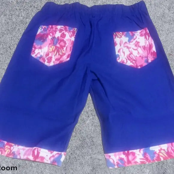 Dark Blue Bermuda Shorts - The Fix Clothing