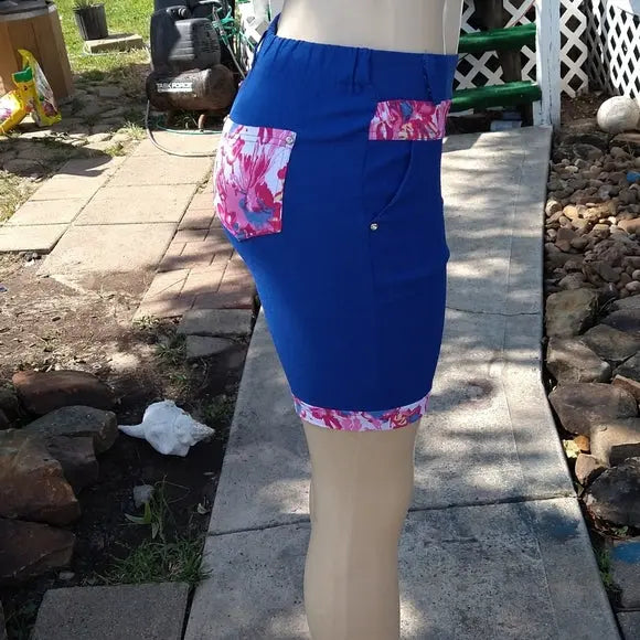 Dark Blue Bermuda Shorts - The Fix Clothing
