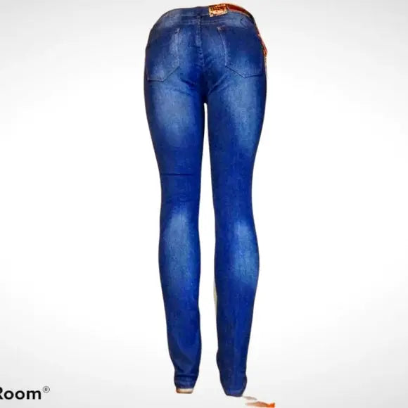 Diamante Distressed Skinny Jeans - Junior Sizes - The Fix Clothing