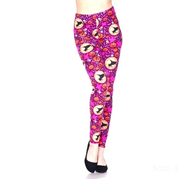 Halloween Witchy Leggings - The Fix Clothing