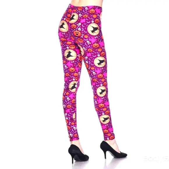 Halloween Witchy Leggings - The Fix Clothing