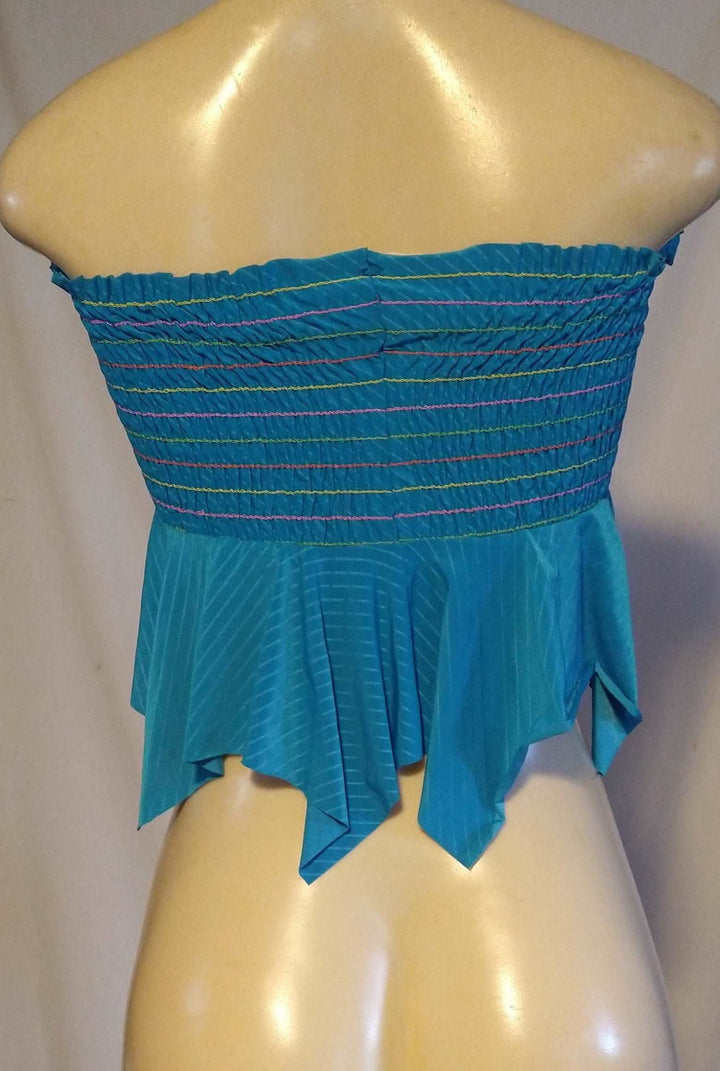 Blue Tube Top - The Fix Clothing