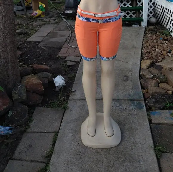 Orange Bermuda shorts - The Fix Clothing