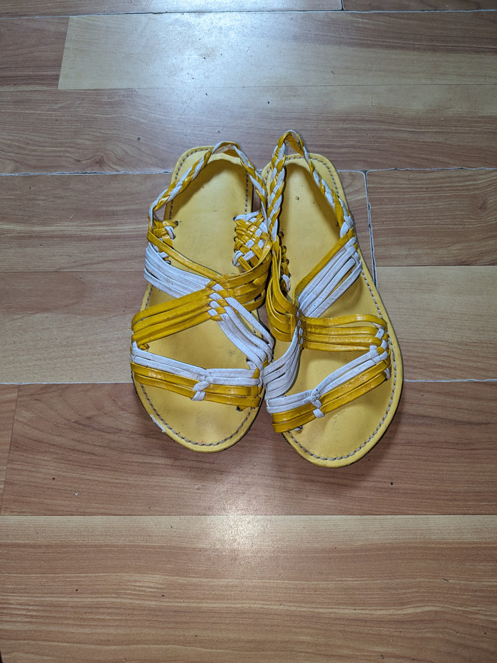 Handmade Yellow Sandals