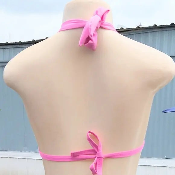 Pink Swimsuit with Bling - The Fix Clothing