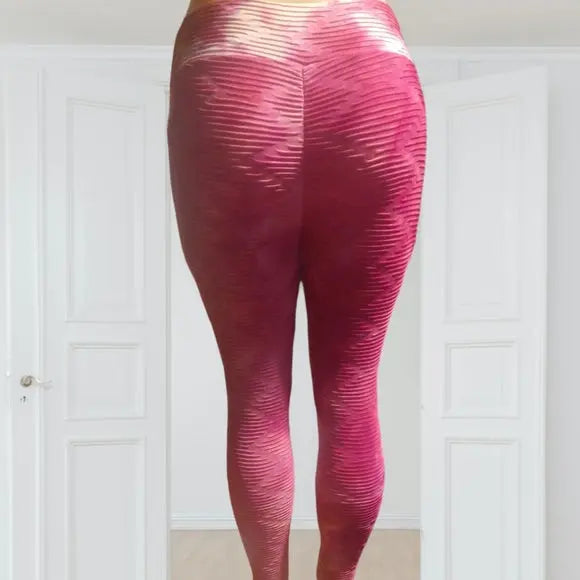 Pink Tie Dye Leggings - The Fix Clothing