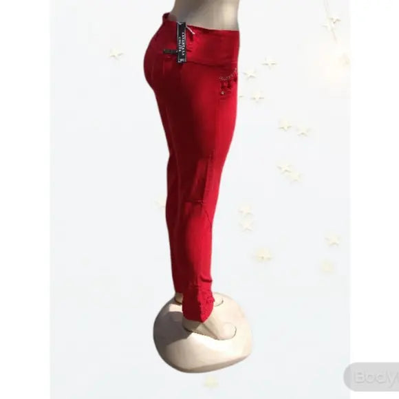 Red Brazilian Style Jeans - The Fix Clothing