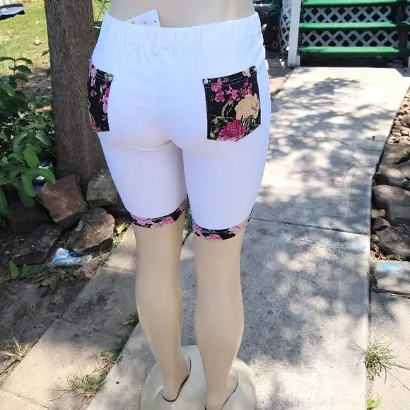 White Bermuda Shorts - The Fix Clothing