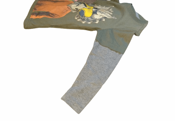 Grey Dinosaur Shirt - The Fix Clothing