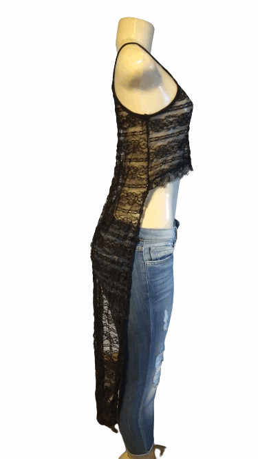 Black Lace Top - The Fix Clothing