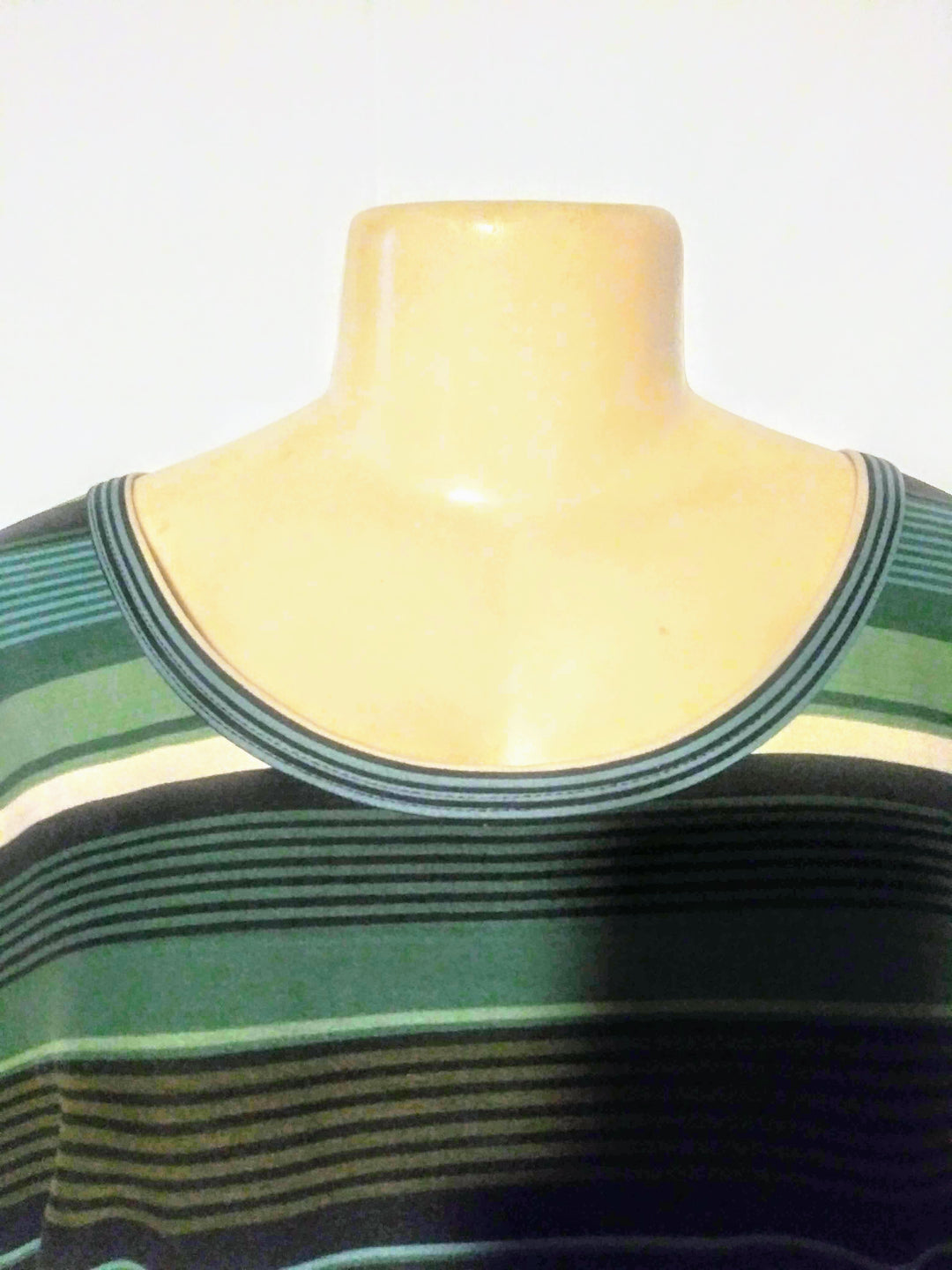 Green Striped Sweater Shirt - The Fix Clothing