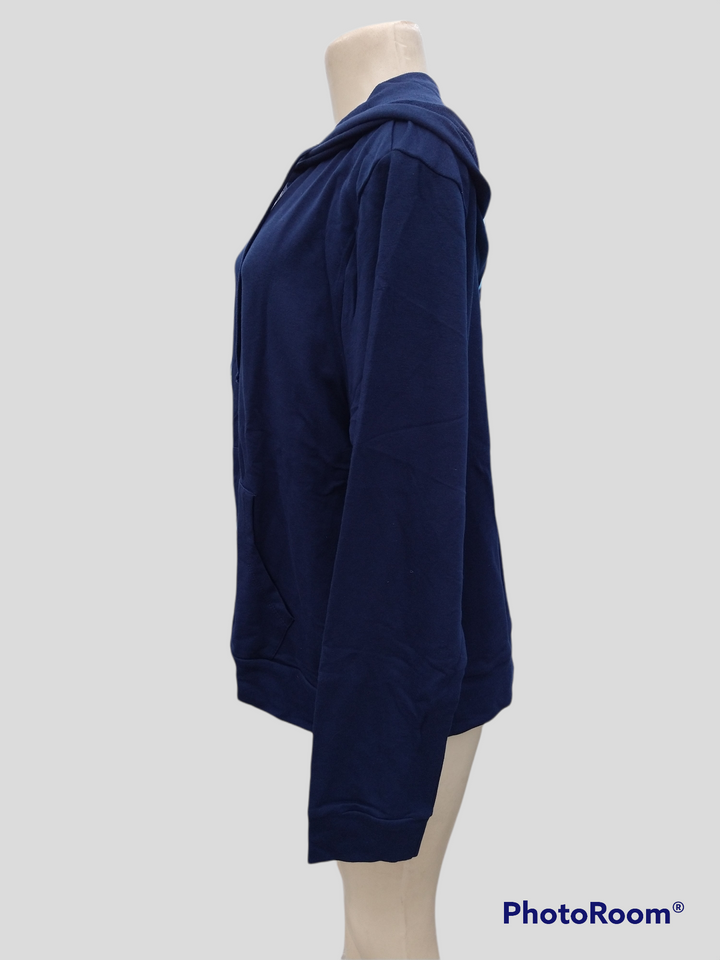 Navy Blue Terry Jacket - The Fix Clothing