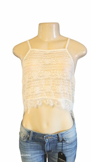 White Lace Top - The Fix Clothing