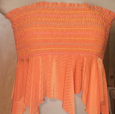 Orange Tube Top - The Fix Clothing