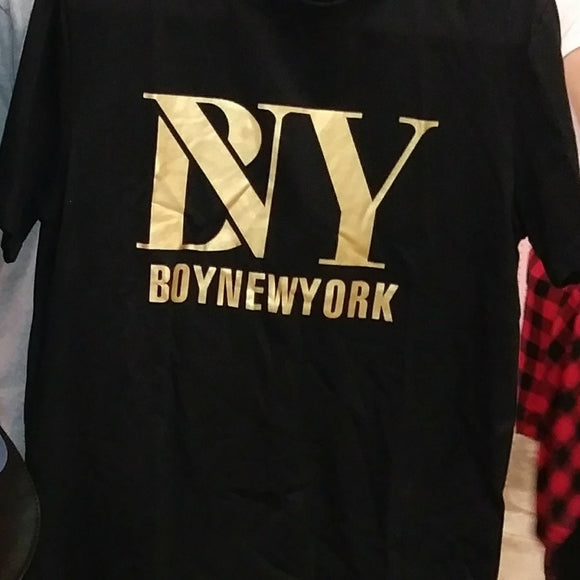 Boy New York Black/Gold T-shirt - The Fix Clothing