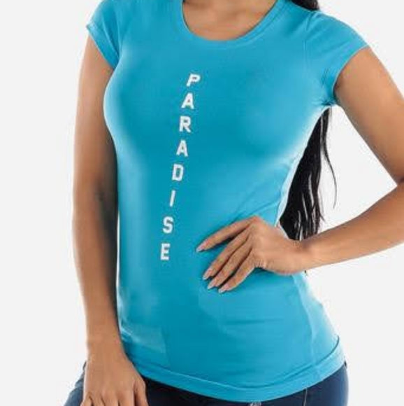 Blue Paradise T-shirt - The Fix Clothing