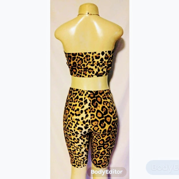 Leopard Capri Set - The Fix Clothing