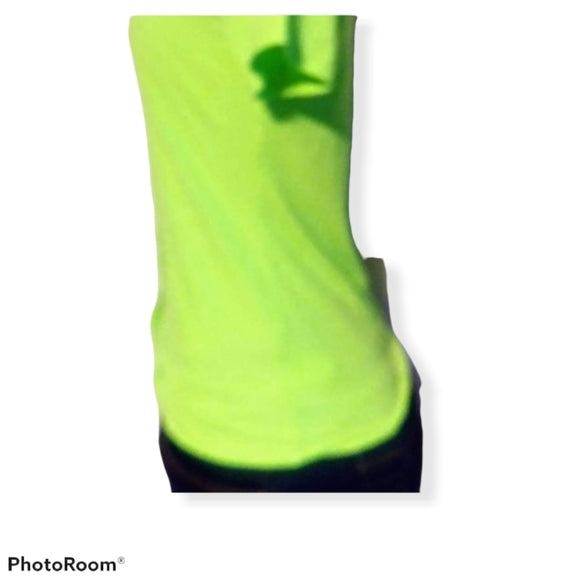 Fluorescent Green Button Up Top - The Fix Clothing